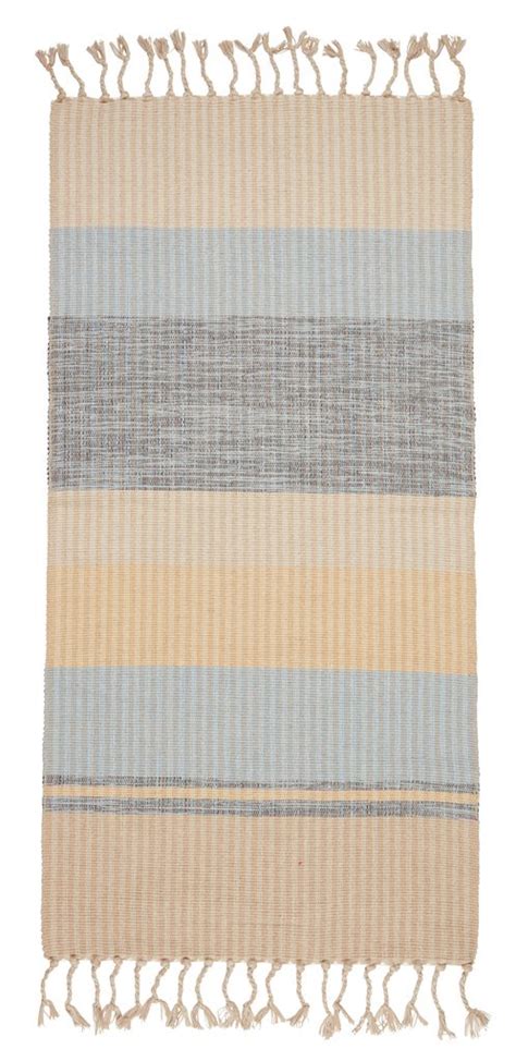 Rug BJERK 70x140 beige/blue .